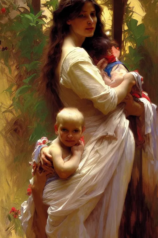 Image similar to mummy, painting by daniel gerhartz, alphonse mucha, bouguereau, detailed art, artstation