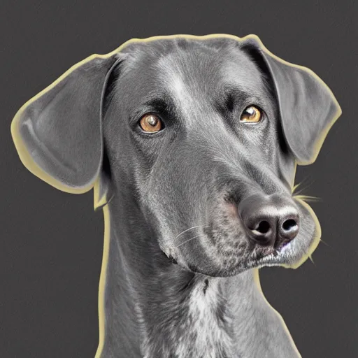 Prompt: a plott hound, digital art