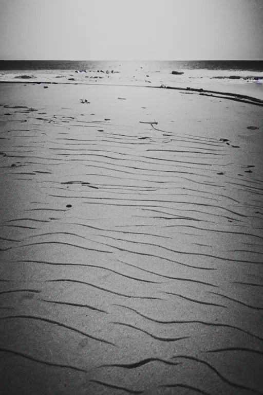 Image similar to minimalist boho style art of a beach