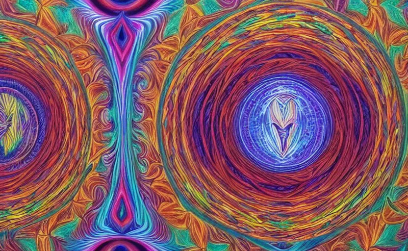 Image similar to a Photorealistic dramatic hyperrealistic vivid colors peonys by Alex Grey