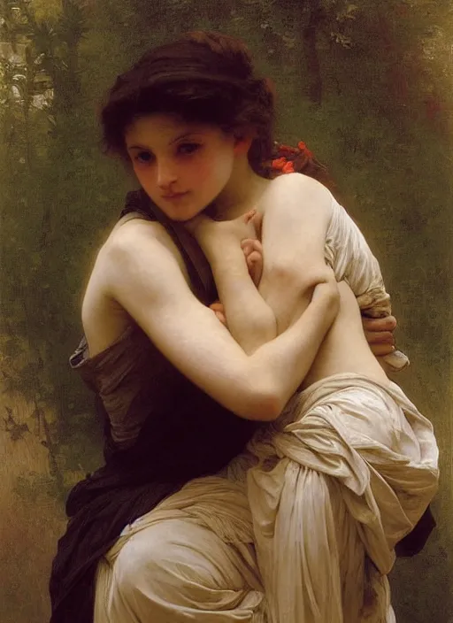 Prompt: most beautiful painting in the world by william - adolphe bouguereau, john singer sargent