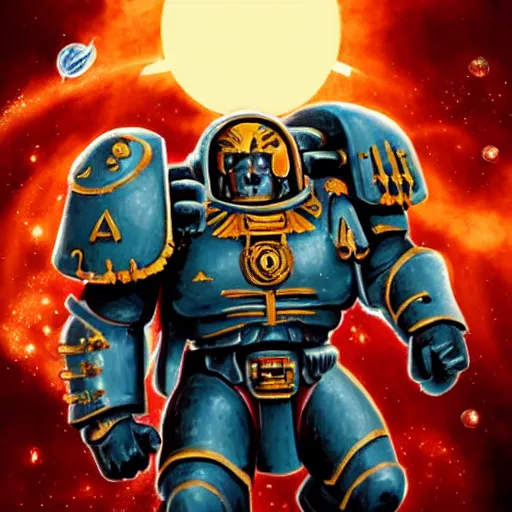 Prompt: Space Marine