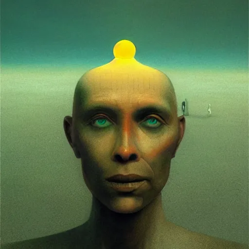 Image similar to of course - changing ( 3 d ) by taro okamoto and beeple, volume aesthetic chemistry of color theory and implementation. vols. ii ( 3 d ) digital art by zdzislaw beksinski