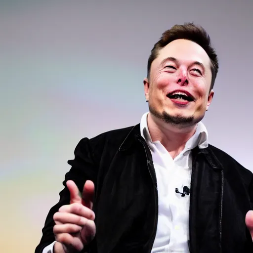 Image similar to Elon Musk biting a bitcoin, highly detailed, high quality, HD, 4k, 8k, Canon 300mm, professional photographer, 40mp, lifelike, top-rated, award winning, realistic, sharp, no blur, edited, corrected, trending