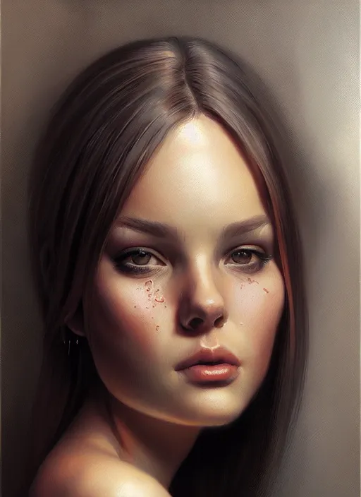 Image similar to a portrait of a pretty young lady by alejandro burdisio