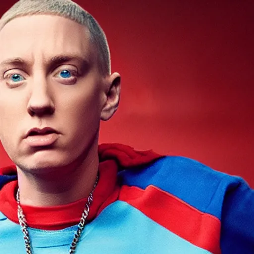 Image similar to eminem in an m & m's commerical