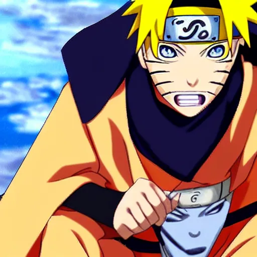 Image similar to naruto uzumaki wearing a turban, anime