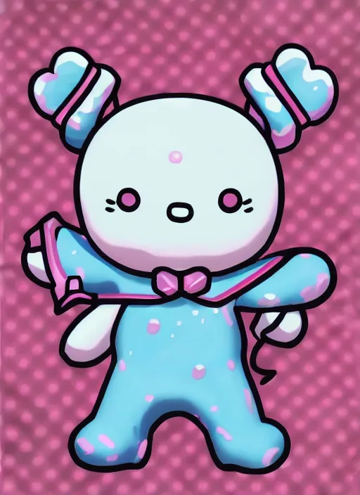 Prompt: cinnamoroll, sanrio