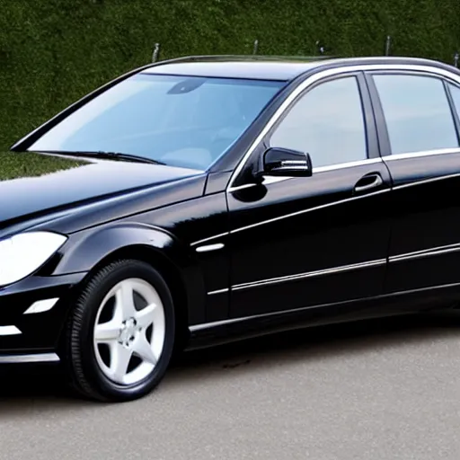 Image similar to black mercedes w 2 0 4 2 0 1 2