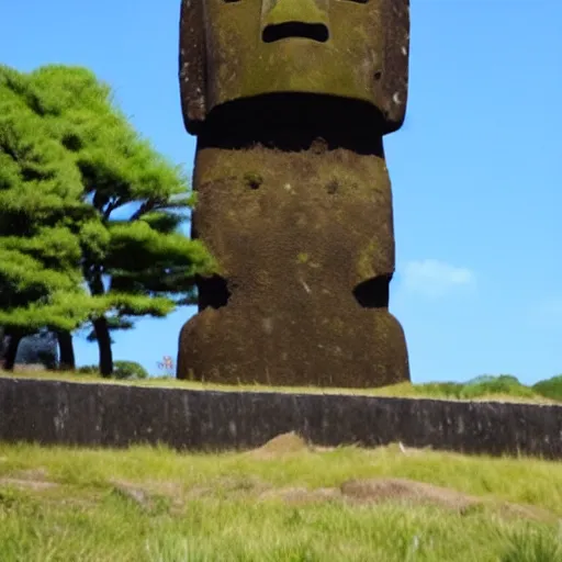 Image similar to Moai Statue in Naruto