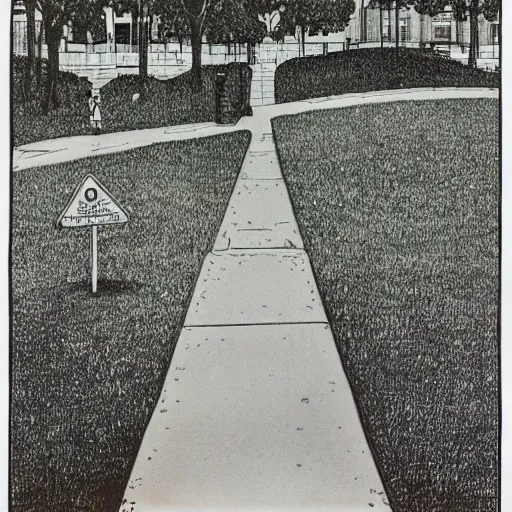 Image similar to photo of where the sidewalk ends by shel silverstein