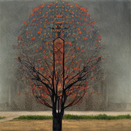 Image similar to tree of life by Dan Witz