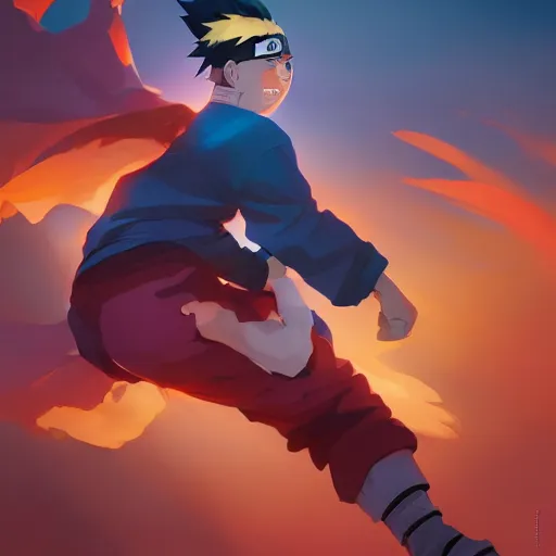 Image similar to hero world naruto, behance hd by jesper ejsing, by rhads, makoto shinkai and lois van baarle, ilya kuvshinov, rossdraws global illumination