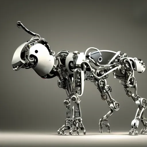 Image similar to photo of cybermorphic robotic animal