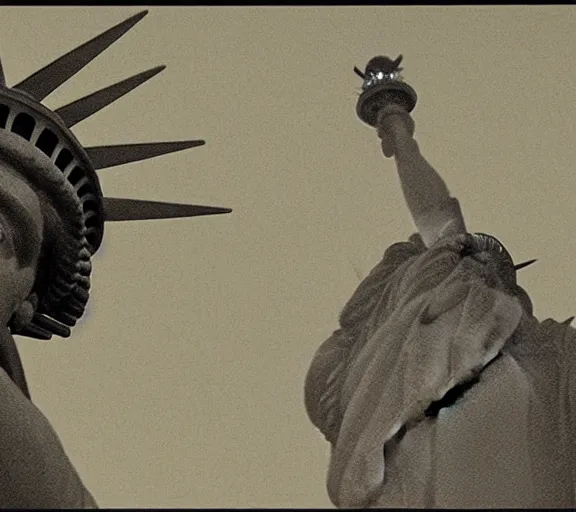 Image similar to fragment ruins of statue of liberty, editorial footage, time magazine,