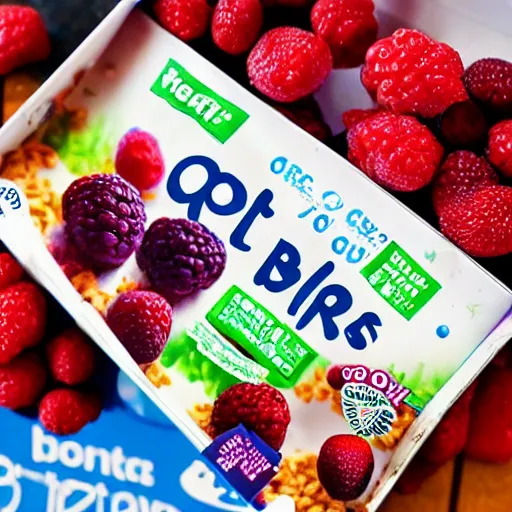 Image similar to a box of oops! all berries cereal on a grocery store shelf