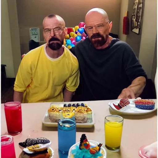 Image similar to birthday party photos of walter white