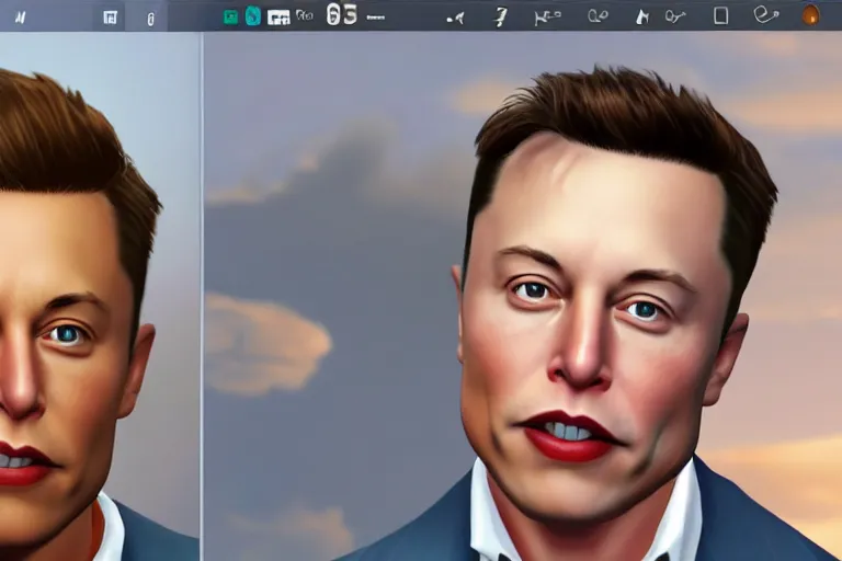 Image similar to a screenshot of elon musk in the video game in the sims. character customization, close up, 3 d rendering. unreal engine. amazing likeness. very detailed.