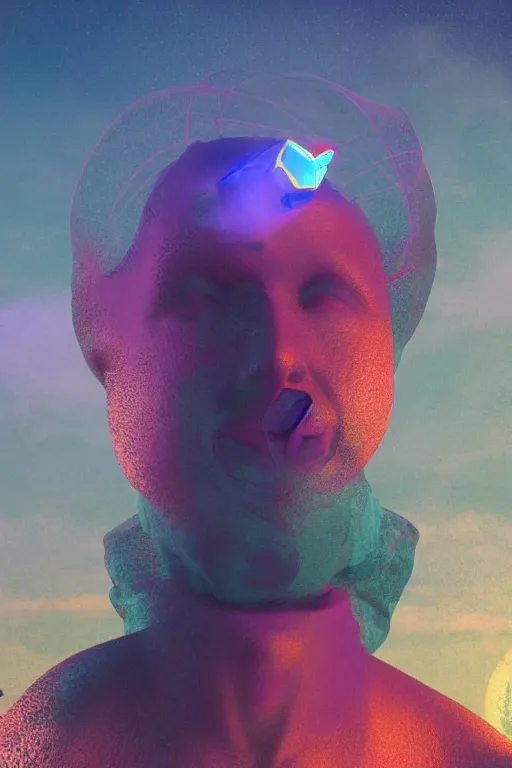 Image similar to the geomancer, art by russ nicholson and karel thole, trending on artstation, volumetric lighting product view 4 k hd, chillwave, 3 d render, psychedelic, etching