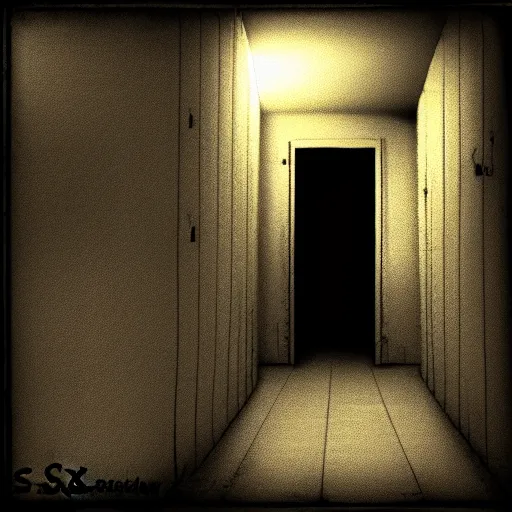 Prompt: alone in a creepy liminal space - s 150