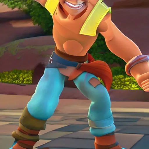 Image similar to jak 2 animated by disney pixar