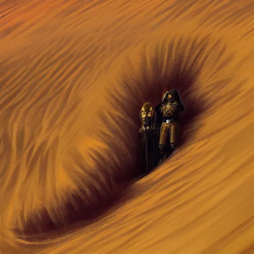 Prompt: Dune by alejandro jodorowski