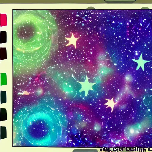 Prompt: Dragon Creepy cosmic color scheme star gazing realistic