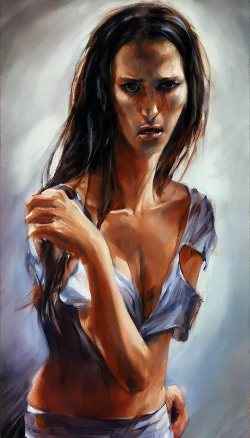 Image similar to rage, by emilia wilk