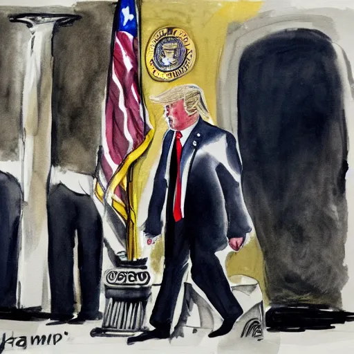 Donald Trump Being Escorted Out Mar-a-lago In | Stable Diffusion | OpenArt