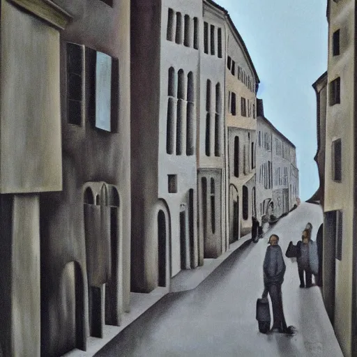 Image similar to old city by georgia o'keeffe