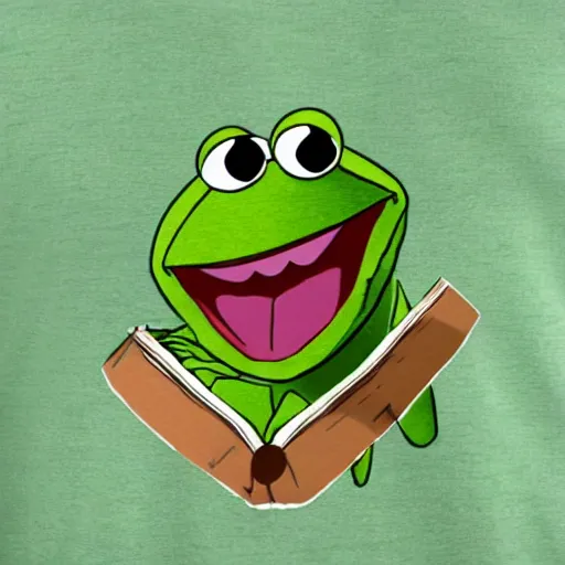 Image similar to drunk kermit the frog