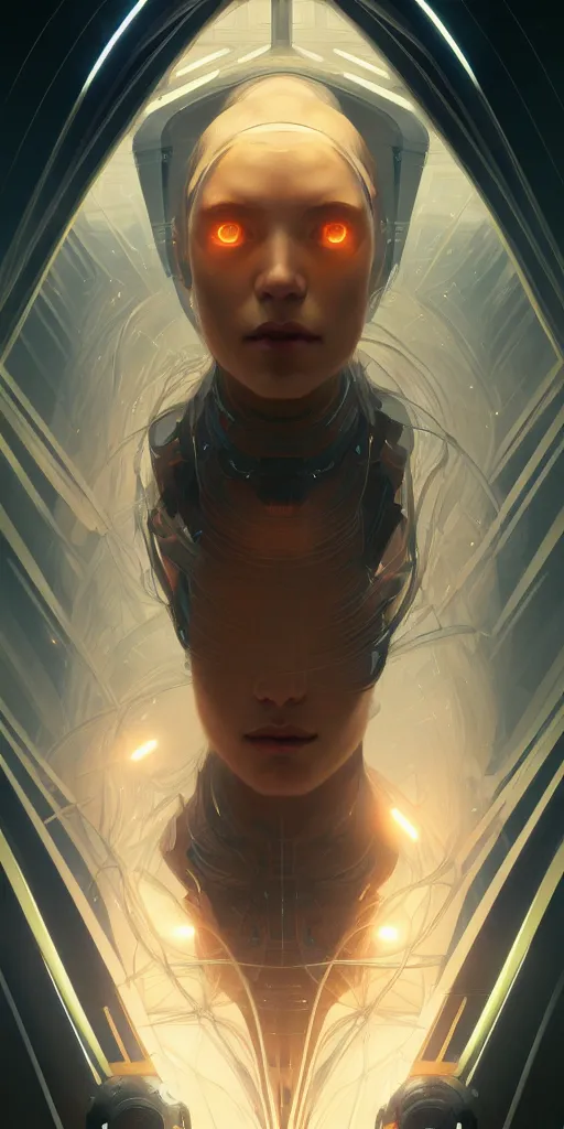 Prompt: symmetry!! portrait of a monster, sci - fi, tech wear, glowing lights!! intricate, elegant, highly detailed, digital painting, artstation, concept art, smooth, sharp focus, illustration, art by artgerm and greg rutkowski and alphonse mucha