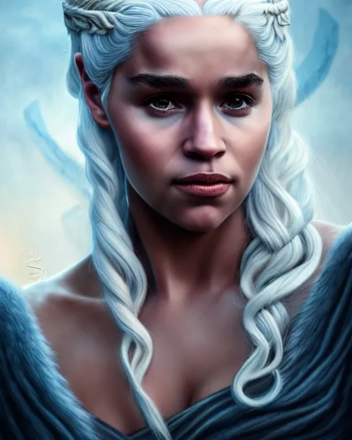 Image similar to photo of a gorgeous young lebron james, lebrone james as daenerys targaryen in the style of stefan kostic, realistic, professionally, professionally color graded, half body shot, sharp focus, 8 k high definition, insanely detailed, intricate, elegant, art by stanley lau and artgerm