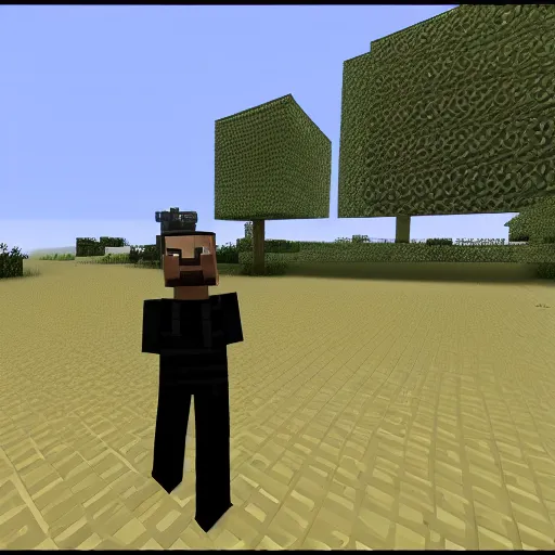 Image similar to better call saul in minecraft