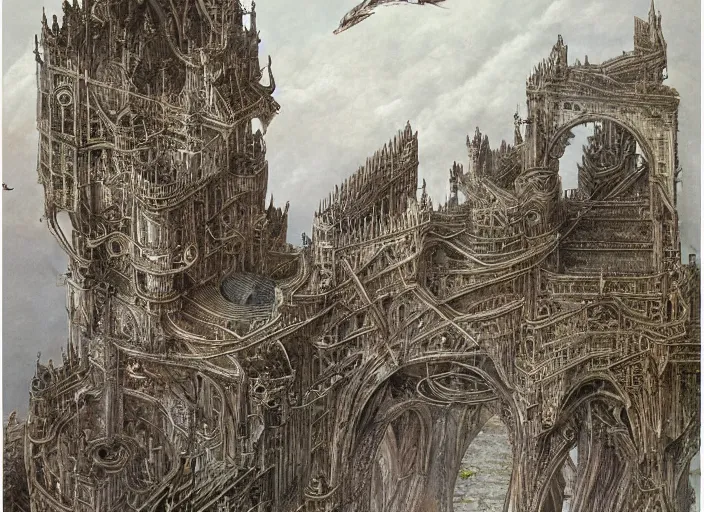 Prompt: hyper detailed industraial & utility by alan lee - h 8 9 6