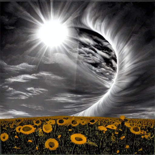 Image similar to in the billows even over the sun, surreal