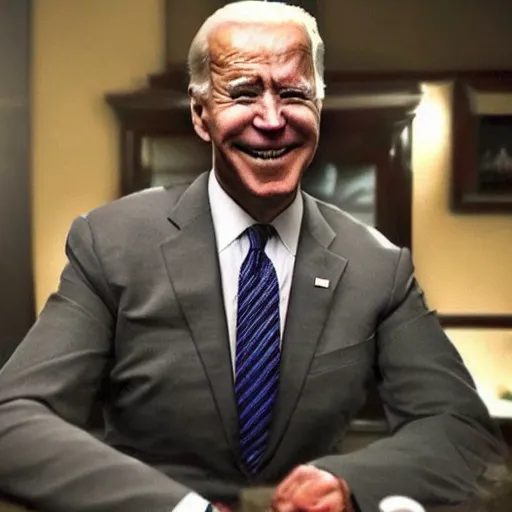 Prompt: joe biden stealing in skyrim game