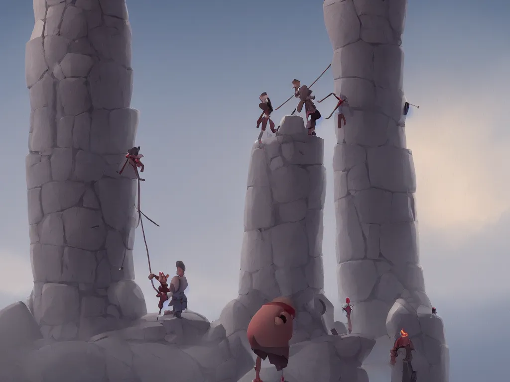 Image similar to the scourging at the pillar, by goro fujita, trending on artstation, 8k, highly detailed, digital graphic art