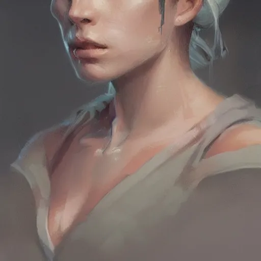 Prompt: portrait of an woman by Greg Rutkowski, Jade Skywalker, daughter of Ben Skywalker, Star Wars Expanded Universe, highly detailed portrait, digital painting, artstation, concept art, smooth, sharp foccus ilustration, Artstation HQ