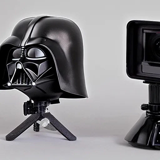 Prompt: a darth vader camera