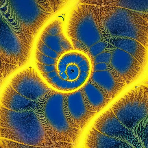 Image similar to an infinite fractal universe