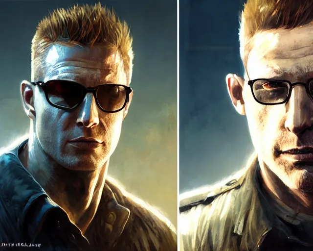 Prompt: highly detailed portrait of albert wesker, in dying light, stephen bliss, unreal engine, fantasy art by greg rutkowski, loish, rhads, ferdinand knab, makoto shinkai and lois van baarle, ilya kuvshinov, rossdraws, tom bagshaw, global illumination, radiant light, detailed and intricate environment