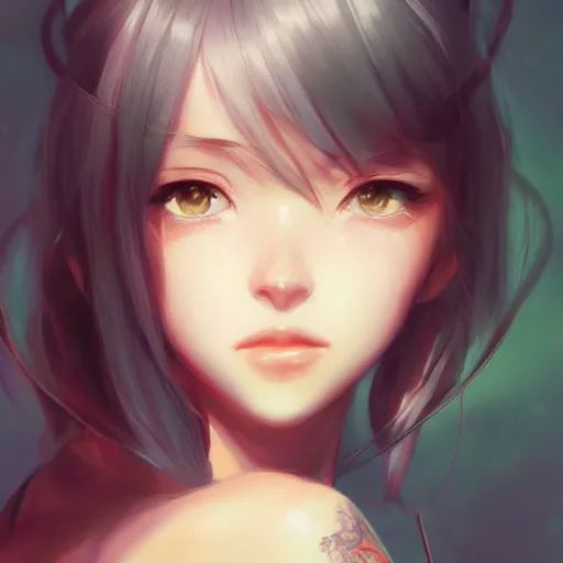 Image similar to beautiful anime portrait by Stanley Artgerm Lau, WLOP, Rossdraws, James Jean, Andrei Riabovitchev, Marc Simonetti, and Sakimichan, trending on artstation