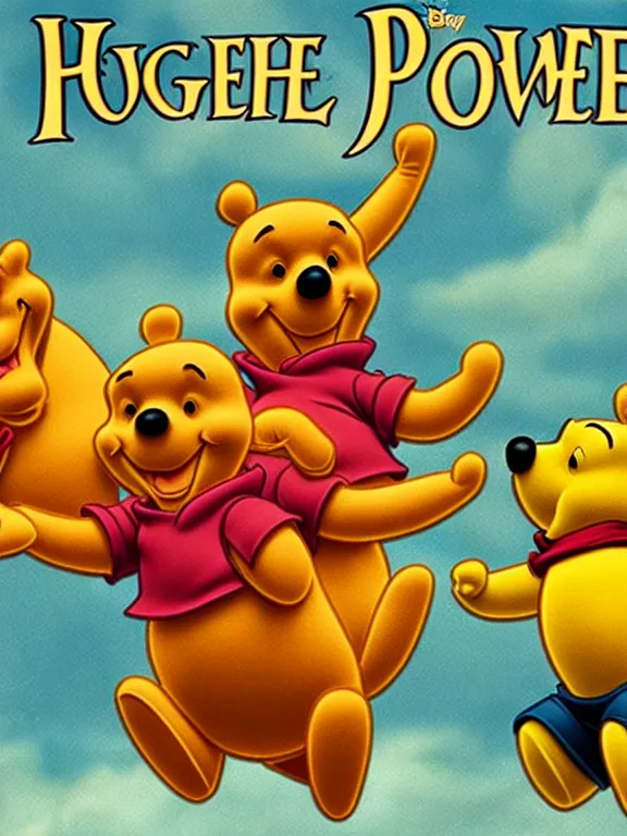 Prompt: Winnie the Pooh as a Magic the gathering card