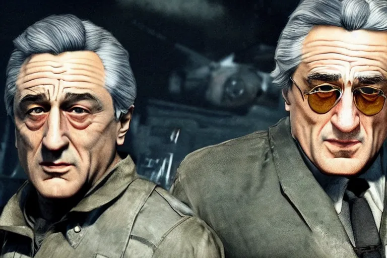 Image similar to robert de niro in call of duty