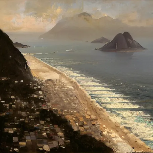 Image similar to rio de janeiro, botafogo, by jeremy mann, photorealistic, 8 k