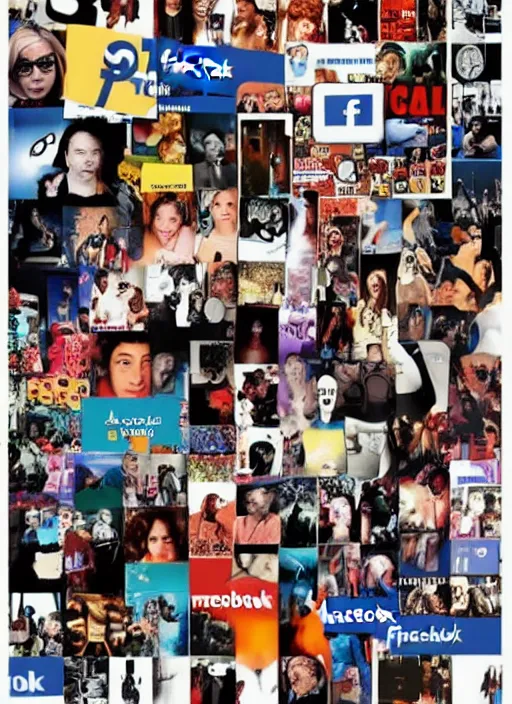 Prompt: facebook, meta, myspace, the movie, poster
