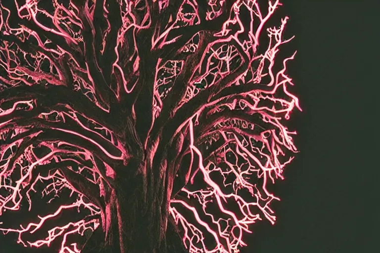 Prompt: the tree of life brain structure holy grail red veins branches, cinematic masterpiece, beautiful lighting, award winning