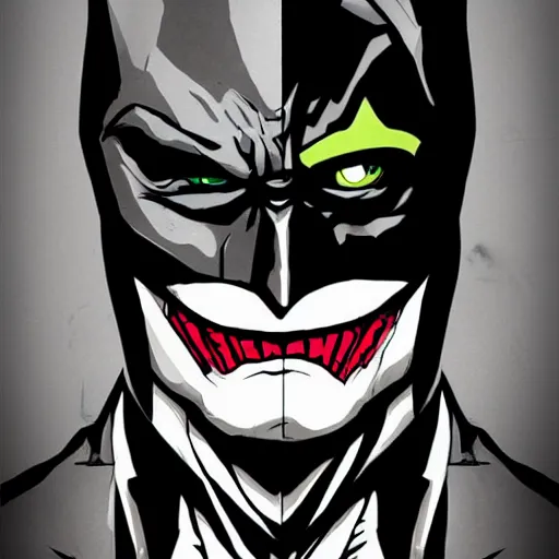 batman and joker fighting drawing