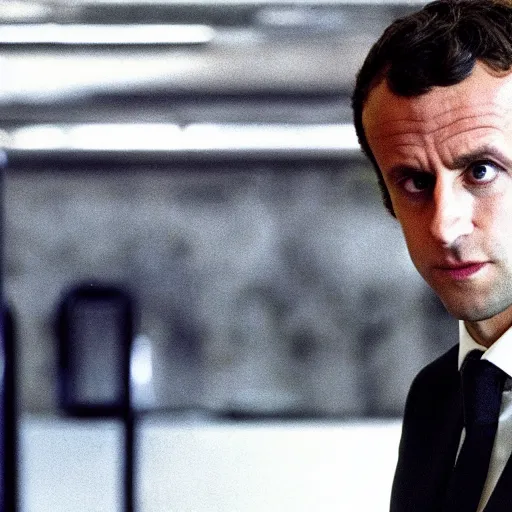 Image similar to Emmanuel Macron in Fight Club (1999)